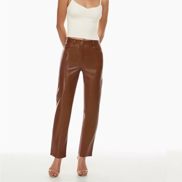 BNWOT Wilfred Vegan Leather Melina Pants - Picture 2 of 6